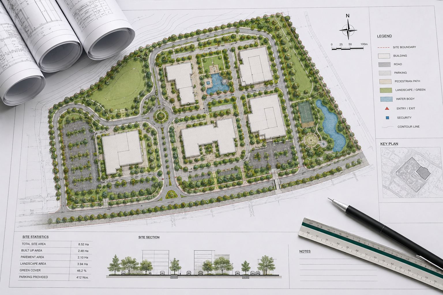 Masterplans & Site Layouts